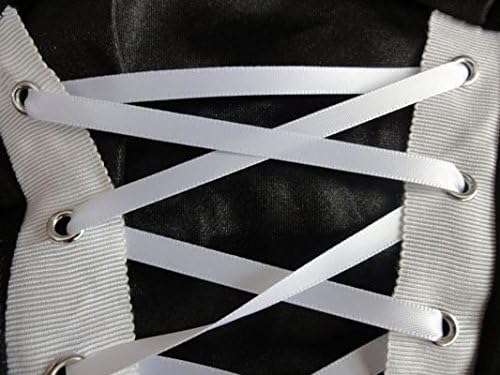 Women's French Maid Costume Sexy Black Satin Halloween Fancy Dress S-5XL
