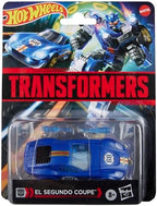 Transformers Collaborative Hot Wheels® x El Segundo Coupe, Deluxe Class 5-Inch Robot Action Figure Converts to Racecar, Ages 8+