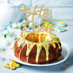 He is Risen Cake Topper, Jesus Easter Party Cake Decor, Easter Resurrection Spring Festival Party Decorations Gold Glitter
