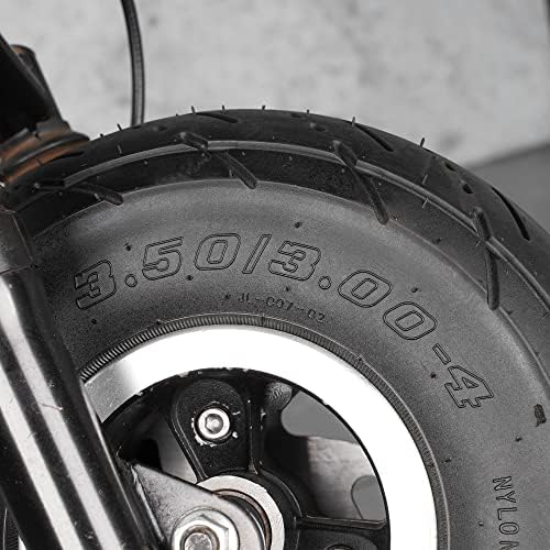 RUTU (2 Pack)3.00/3.50-4 Replacement Tire & Inner Tube with TR87 Bent Angled Valve Stem for Razor Pocket Rocket E300 & E325 Ezip Scooter Go Kart Mini Pocket Chopper Goped Bike
