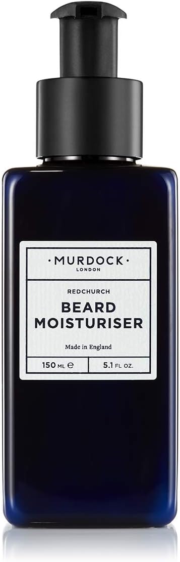 Murdock London Lightweight Beard Moisturizer For Men – Hydrating Beard Softener for Men & Skin Comfort – Clean Label Moisturizer for Daily Use, Reduce Flakiness & Irritation (5.1 FL OZ)