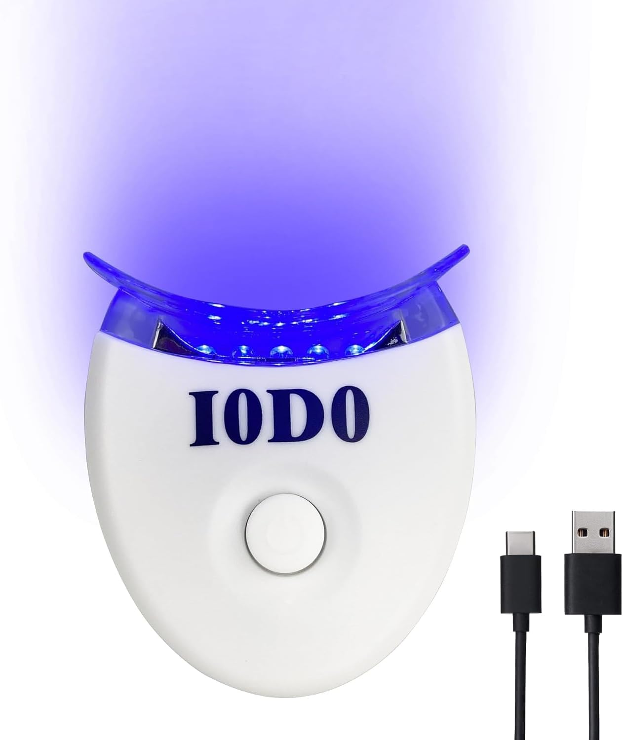 Rechargeable Teeth Whitening Light 5 LED Blue UV Teeth Whitening Lamp Professional LED Accelerator Lights Only(Gel Not Included)