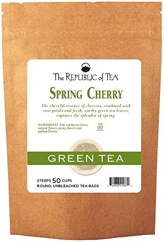 The Republic of Tea Spring Cherry Tea 50 Refill Bags