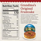 Beatrice Bakery Co. Original Fruitcake in Holiday Tin, Grandma's Old Fashioned Fruit and Nut Freshly Made, Brandy, Bourbon and Rum Fruitcake, Est. 1917 (80 oz Tin)