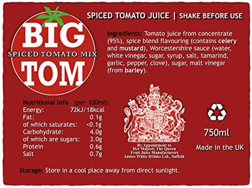 James White - Big Tom - Spiced Tomato Mix - 750ml