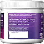 MRM MSM Crystals - For Women & Men - Pure Bioavailable Sulfur Powder Supplement for Hair, Skin & Nail Support, Methylsulfonylmethane Powder, High-Purity Sulfur Source, Vegan & Non GMO - 200 Servings