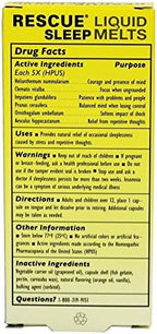 Bach Rescue Sleep Liquid Melts, Dissolvable Capsules 28 ea (Pack of 6)