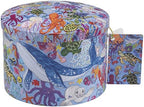 Gardiners of Scotland Handmade Fudge, Into the Blue Sea Salt & Caramel Fudge 7 Ounce Round Tin