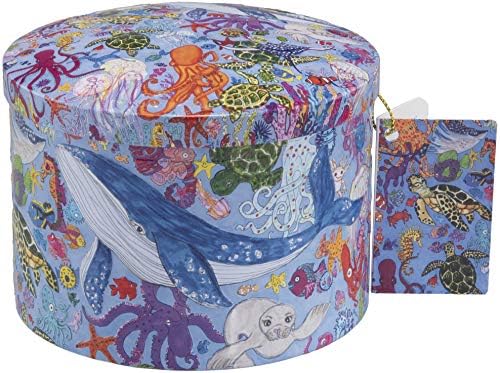 Gardiners of Scotland Handmade Fudge, Into the Blue Sea Salt & Caramel Fudge 7 Ounce Round Tin
