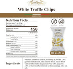 TartufLanghe White Truffle Chips – Gourmet Italian Potato Snack, Gluten-Free, Vegan, Nut-Free White Truffle Potato Chips for Unique Appetizers, Tapas, Dips, & Charcuterie - 3.53 oz (Pack of 1)