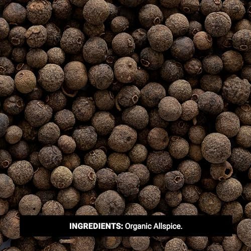 Frontier Co-op Organic Allspice Whole, Certified Organic, Kosher, Bulk Spice | 16 Ounce (Pack of 1)
