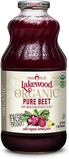 Lakewood Organic Beet Juice, 32 Fl Oz (Pack of 1) Package May Vary