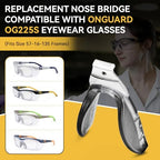 Replacement Nose Piece for Safety Glasses, OG225S Standard Nose Bridge Replacement 57-16-135, Eyeglass Nose Pad Replacement Part Safety Glasses Nose Piece Replacement