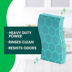 Scotch-Brite Odor Resist Heavy Duty Scrub Sponge, Dishwasher-Safe Kitchen sponges for Serious Scrubbing, Multipurpose Dish Sponge for Stuck-On Messes, 3 Scrubbing Sponges