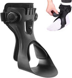 AFO Foot Drop Brace,Medical Ankle Foot Orthosis for Hemiplegia Stroke Varus Walking Support Shoes,Ankle Brace Stabilizer with Inflatable Airbag (Right Foot, Large)