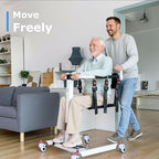 Patient Lift Transfer Chair, Transfer Chairs for Seniors, Lift Assit Chair for Elderly and Disabled, Transfer Wheelchair to Car Device, Sit to Stand Lift Aid, Lift for Home Use