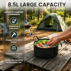 TRENDBOX Foldable Wash Basin Sink Water Bag Portable Mini 8.5L for Footbath Camping Hiking Outdoor Durable Design