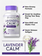Carlyle Lavender Pills | 80 mg | 120 Softgel Capsules | Calm & Non-Drowsy Formula | Non-GMO & Gluten Free Supplement