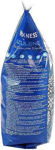Waxness Film Hard Wax Beads Azulene 2.2 lb (1 kg) – Stripless Professional Hard Wax with Azulene for Face & Body, Smooth Application – Made in Italy