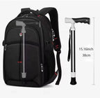 Titanium Alloy Hiking Stick or Walking Sticks, Adjustable Hiking Pole for Men and Women, Dual-Purpose Telescopic Cane