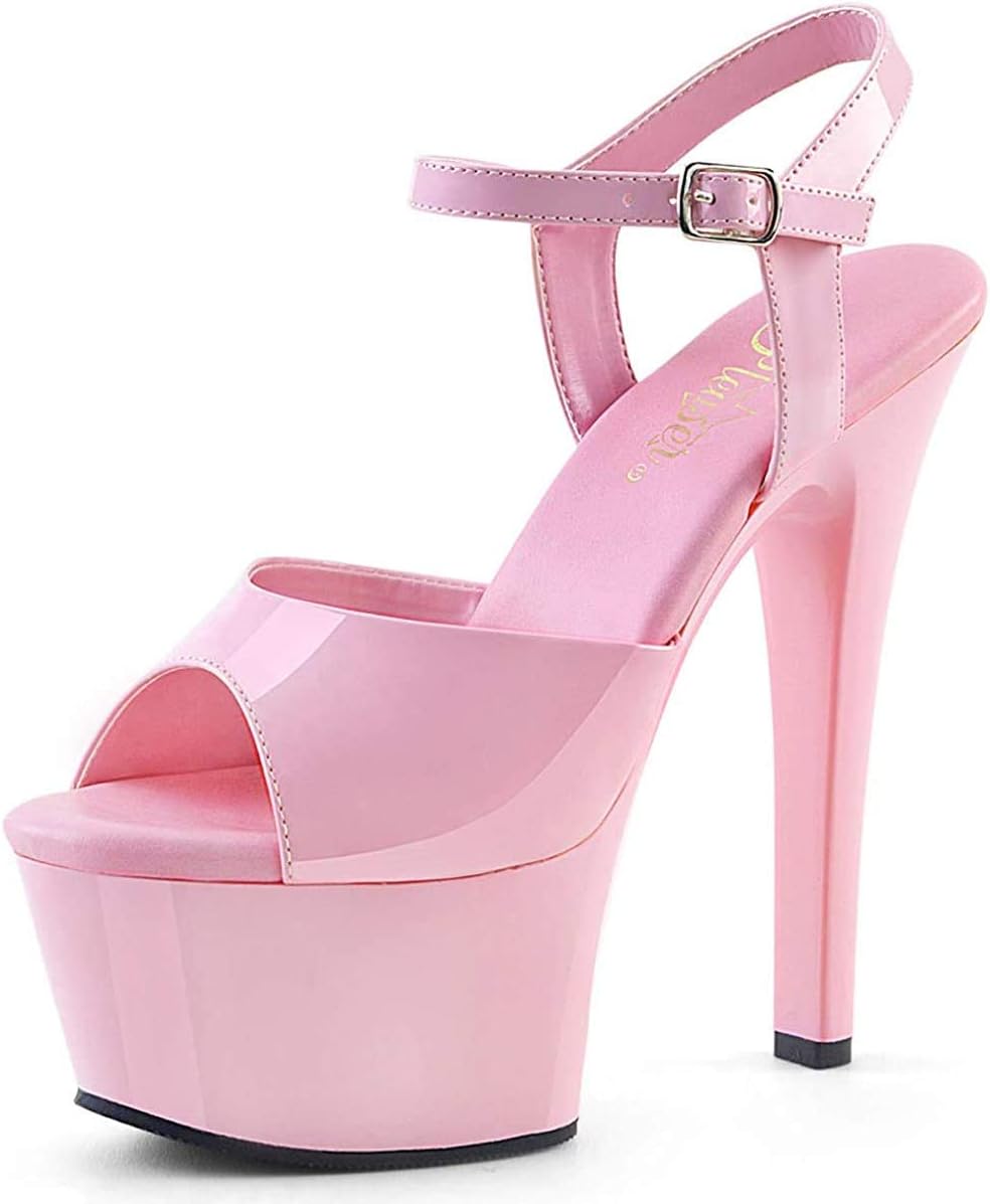 Pleaser Women's Aspire-609 Ankle-Strap Sandal