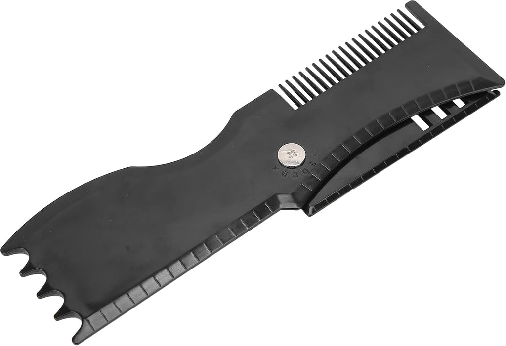 Dioche Beard Scale for Mens Beard Shaping Template - Premium Rotating Tool for Precise Trimming of Hairline, Neckline & Goatee - Ergonomic Design for Easy Use