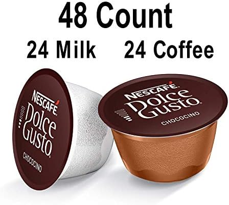 NESCAFÉ Dolce Gusto Coffee Capsules Chococino 48 Single Serve Pods, (Makes 24 Specialty Cups) 48 Count