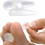 NatraCure Gel Hammer Toe Crest Pads (Left/Right) - 1 Pair – (Toe Straightening Cushion, For Mallet Toes and Overlapping Toes) - 3035-M CAT