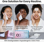 Disposable Face Towel, 50% Thicker, Soft for Sensitive Skin, Multipurpose Cleaning Cloth, 70 Count, 6 pack
