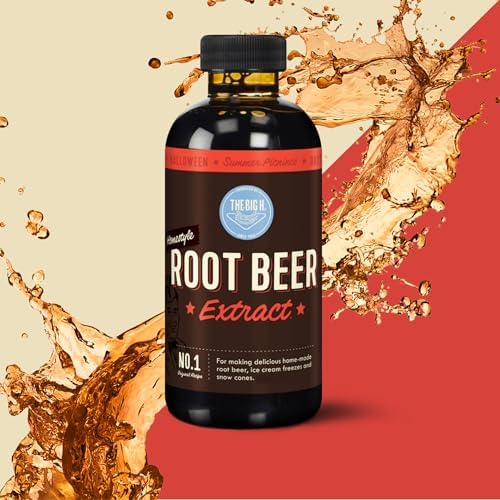 Hires Big H Root Beer Extract, Root Beer Soda and Dessert Syrup, 4 Fl Oz (Pack of 6)
