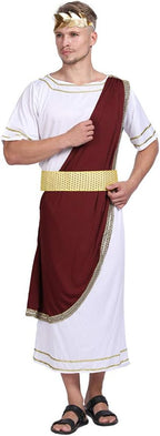 EraSpooky Ancient Greek Men Roman Toga Caesar Party Fancy Dress Costume