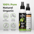 Shoe Deodorizer Spray - Foot Spray 4oz - Foot Deodorant Extra Strength - Shoe Odor Elimination - Essential Oils Blend for Sweaty Feet - 100% Natural and Organic - Made in USA