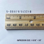 Trodat Printy 48313 Numerals, 13 Characters Font Height, 3.8 mm, Black