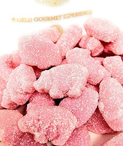 SweetGourmet Sour Strawberry Piglets | Mini Pigs Gummi Candy | 1 Pound