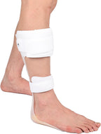 Orthomen AFO Drop Foot Brace - Patented Dual-Strap Half Sole Design Medical Ankle Support for Stroke, MS, Foot Drop & Nerve Damage. Fits INSIDE Shoes, M-Right