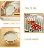 Zerodeko Multifunctional Plastic Vegetable Washing Basket and Fruit Draining Strainer, Dual-layer Colander with Frosted Finish, Kitchen Food Strainer for Home Produce Washing and Draining