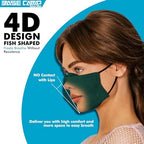 BASE CAMP Reusable Cloth Dust Face Masks 100% Cotton Washable Adjustable Breathable Fabric Mask with Filter Pocket