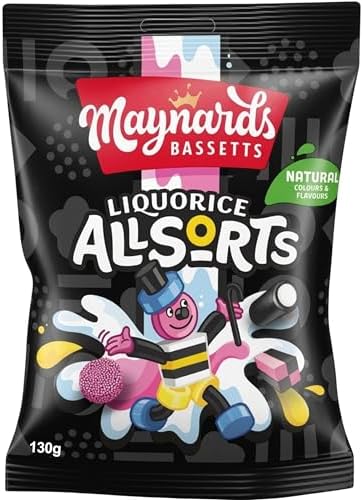 Bassett’s Allsorts Liquorice Sweets 130g (6 Pack)