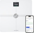 WITHINGS Body Smart - Accurate Scale for Body Weight and Fat Percentage, Body Composition Wi-Fi and Bluetooth Weight Scale, Baby Weight Scale, Smart Scale Apple Health Compatible, Bathroom Scale