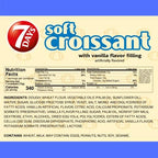 7Days Soft Croissant, Vanilla Croissant, Breakfast Pastry, Individually Wrapped On The Go Snack, Non-GMO, 2.65 Ounce (Pack of 6)