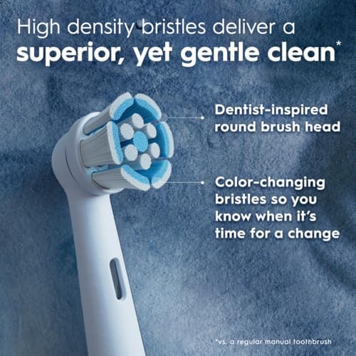 Oral-B iO Ultimate Clean Replacement Brush Heads, 5 Count, 4 Ultimate Clean + 1 Gum & Sensitive White
