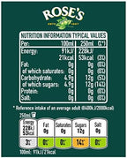 Rose's Lime Juice Cordial Fruit Juice Bottle, 1 Litre