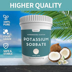 9.6 oz Potassium Sorbate, 100% Pure, Food Grade, Premium Potassium Sorbate for Wine Making, Home Brewing, Cakes, Soft Candy, Cookies and More
