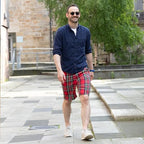 Royal & Awesome Mens Golf Shorts, Crazy Golf Shorts For Men, Plaid Shorts Men - Golf Tool Included