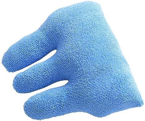 Finger Contracture Grips Cushion, Cone with Finger Separator Hand Grip Patients Palm Grips, Hand Contracture Cushions with Elastic Band, Anti Stick Hand Finger Aid Protector for Bedridden Elderly Care