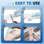 Transparent Dressing Adhesive Bandage Waterproof Clear Adhesive Bandages Stretch Tape for Tattoos Swimming (2 Inch x 10.94 Yard)