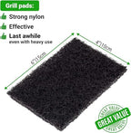 CUSINIUM 10-Pack Griddle Cleaning Pads + 20-Pack Grill Screens
