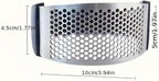 Stainless Steel Garlic Press Rocker - New Innovative Garlic Mincer and Crusher with Peeler and Scraper