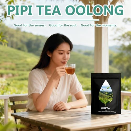 Pipi Tea Oolong,Pipi Oolong Tea, Extra Value 4g*25 Bags Selected Tea Leaves, Cortisol & Calming Tea for Stress Relief, Vegan, Non-GMO (1)