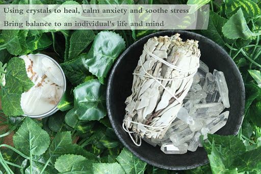 YATOJUZI 1LB Clear Quartz Crystal Points 1.2"-2" Bulk Natural Irregular Polished Stones Wands Gemstones Wholesale Reiki Energy Balancing Chakra Crystals Stone for DIY Handmade Meditation Divination